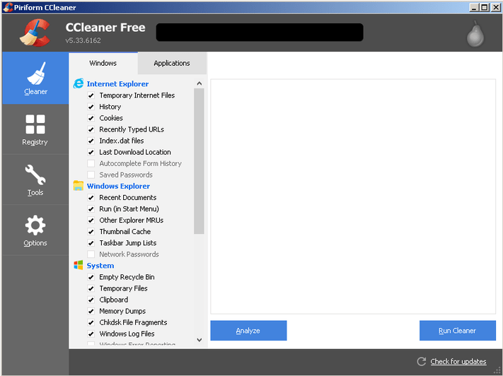 CCleaner Serial Key 5.92.9652 With Crack [Latest 2022]